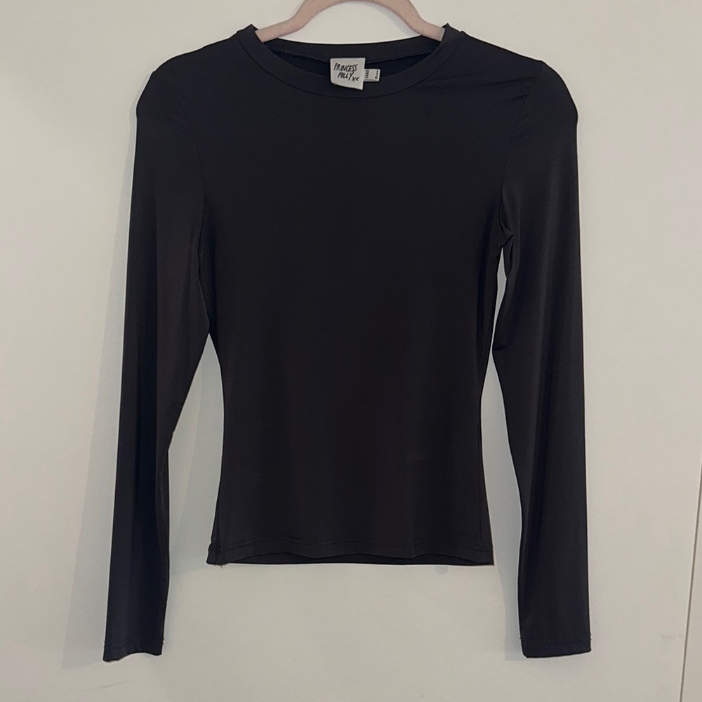 Princess Polly Grey Long Sleeve Top